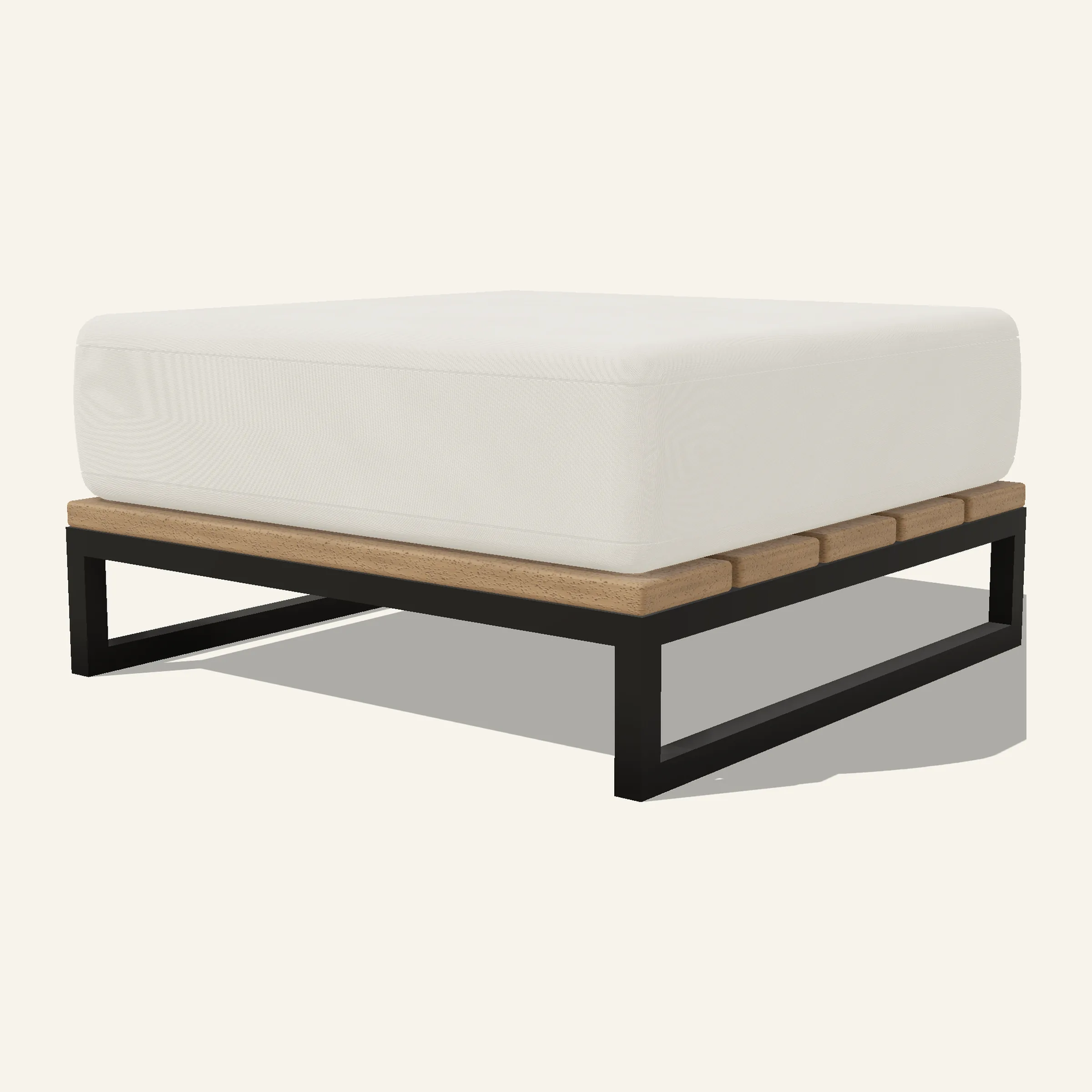 Pouf, three-quarter.