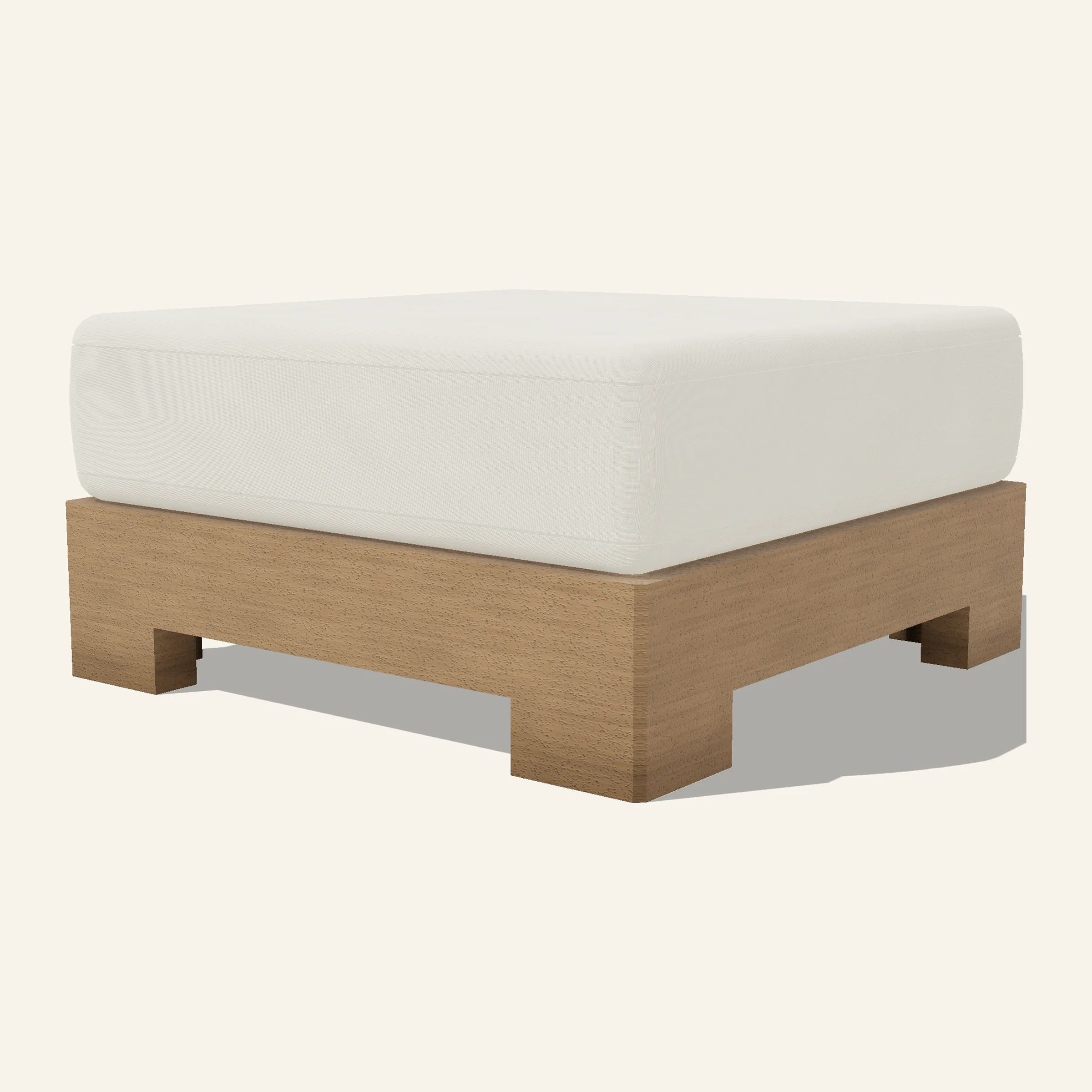 Pouf, three-quarter.